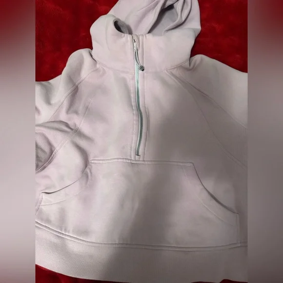 lululemon athletica Light Pink quarter zip hoodie- SEE PHOTOS FOR ALL DETAILS - Picture 9 of 12
